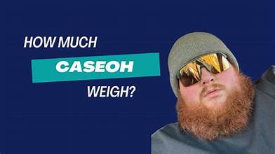 how much does Caseoh weigh